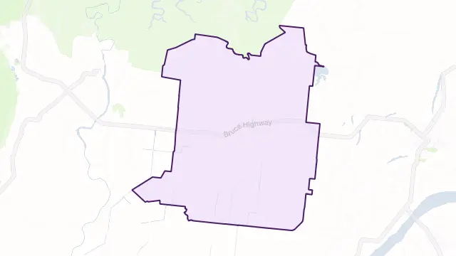 Barratta Area Boundary Map