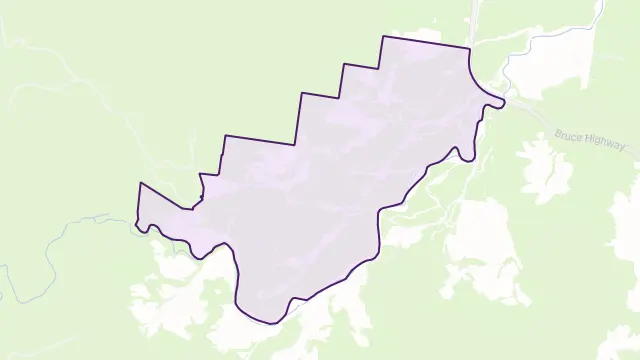 Bartle Frere Area Boundary Map