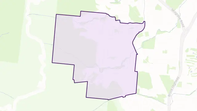 Bayview Heights Area Boundary Map