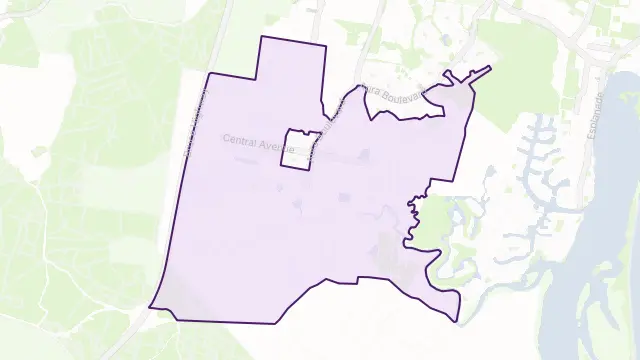Bells Creek Area Boundary Map