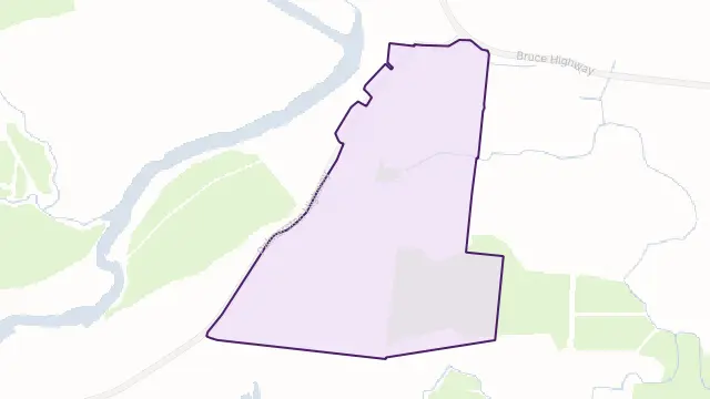 Belvedere Area Boundary Map