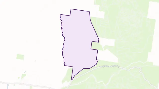 Benarkin North Area Boundary Map