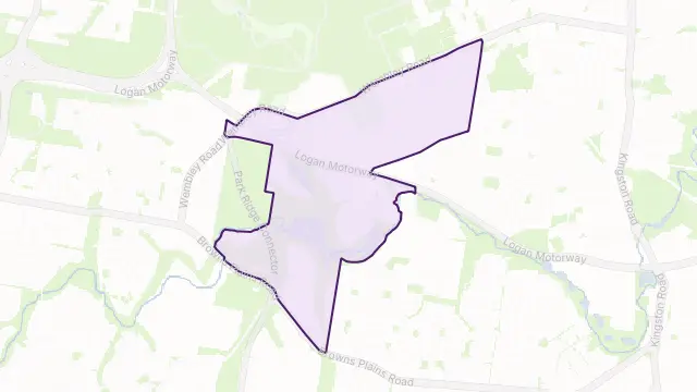 Berrinba Area Boundary Map
