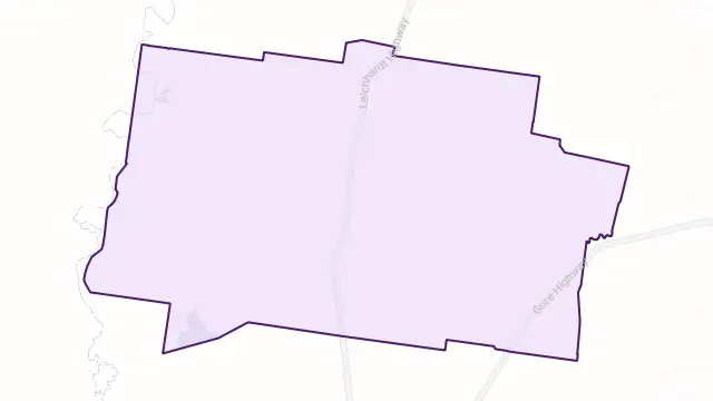 Billa Billa Area Boundary Map