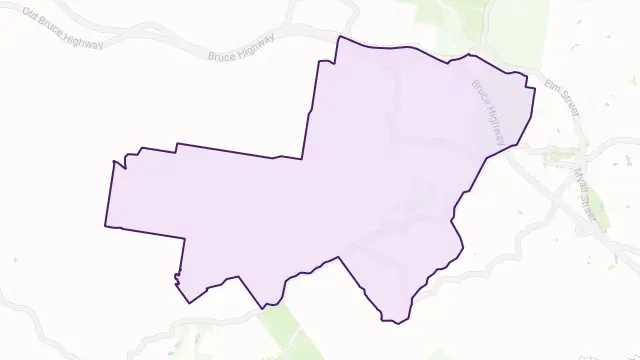 Black Mountain Area Boundary Map