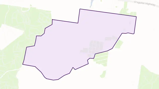 Blackbutt South Area Boundary Map