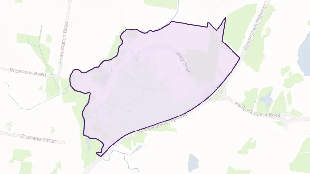 Blackstone Area Boundary Map
