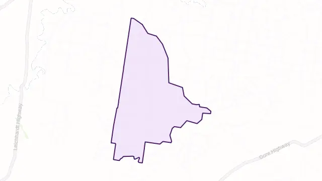 Boondandilla Area Boundary Map