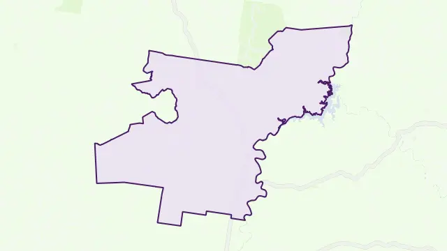 Boondooma Area Boundary Map