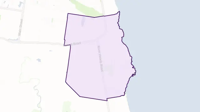 Booral Area Boundary Map