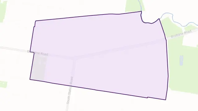 Booval Area Boundary Map