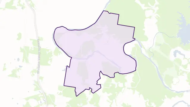 Borallon Area Boundary Map