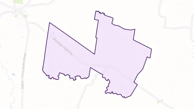 Bowenville Area Boundary Map