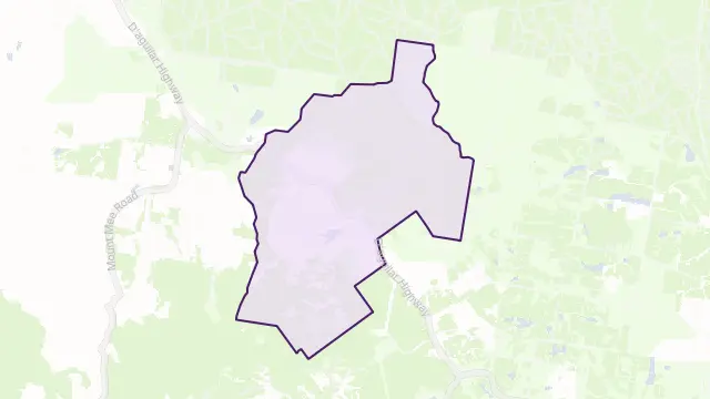 Bracalba Area Boundary Map