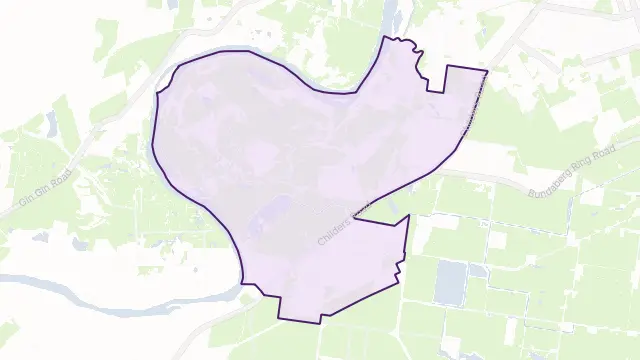 Branyan Area Boundary Map