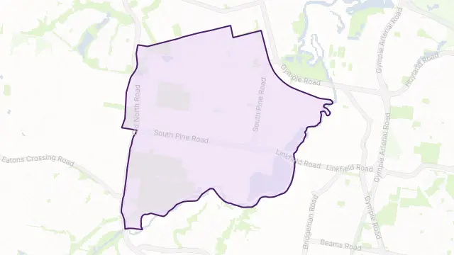 Brendale Area Boundary Map
