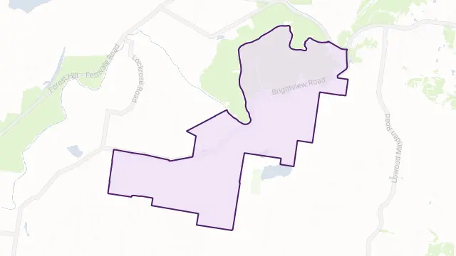 Brightview Area Boundary Map