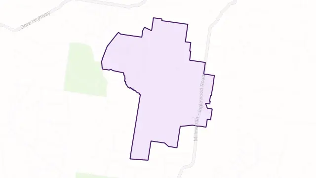 Bringalily Area Boundary Map