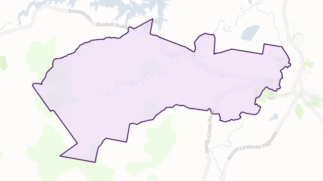 Bromelton Area Boundary Map