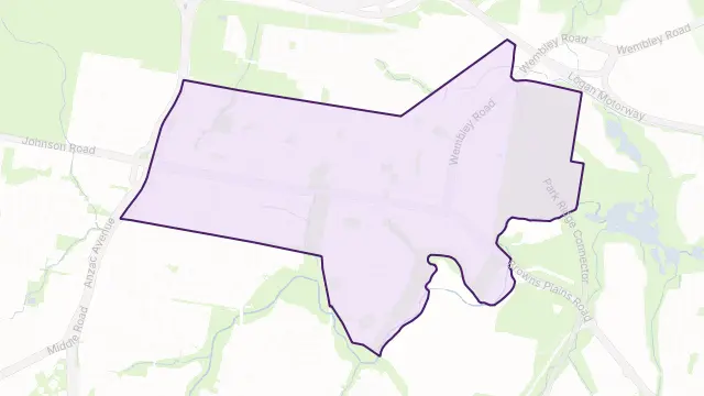 Browns Plains Area Boundary Map