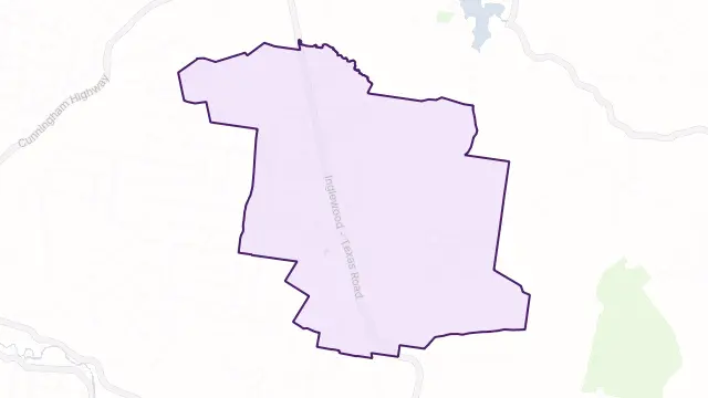 Brush Creek Area Boundary Map