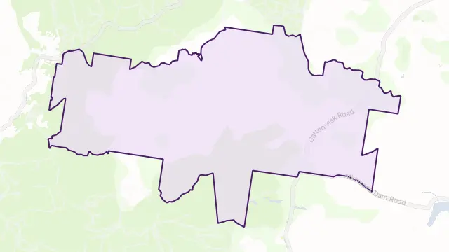 Buaraba Area Boundary Map
