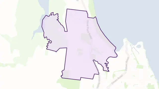 Bucasia Area Boundary Map