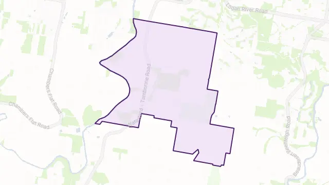 Buccan Area Boundary Map