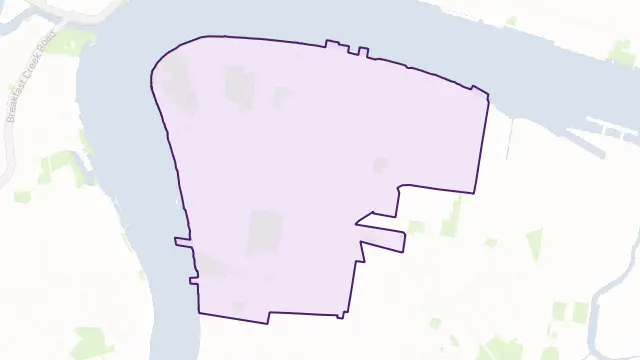 Bulimba Area Boundary Map