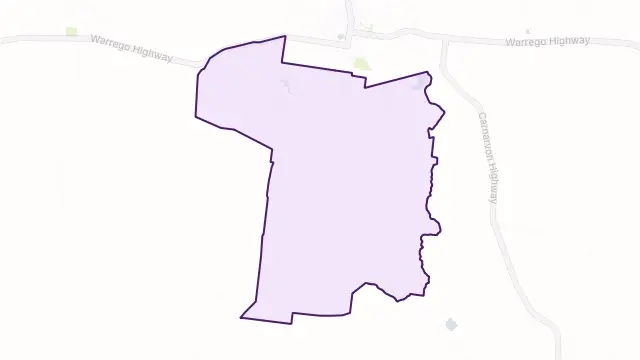 Bungil Area Boundary Map