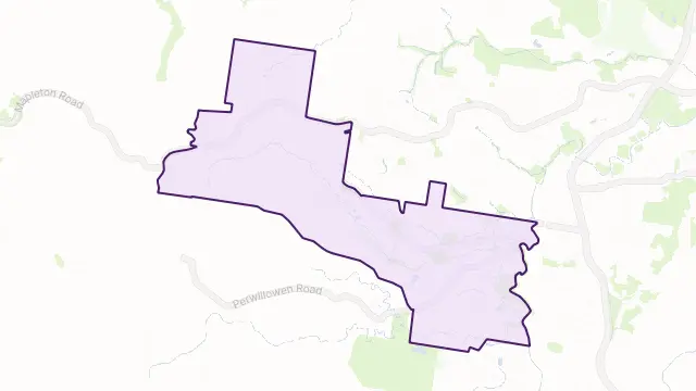 Burnside Area Boundary Map