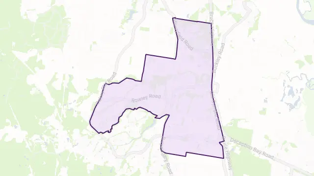 Burpengary Area Boundary Map
