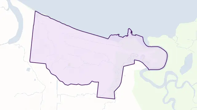 Bushland Beach Area Boundary Map
