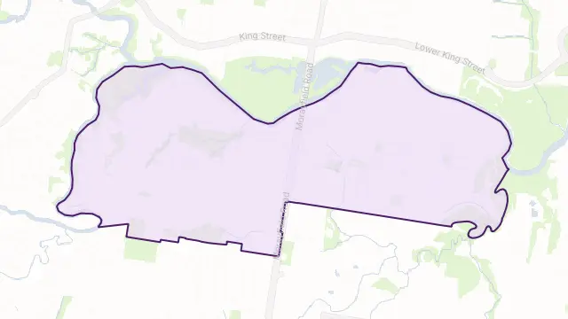 Caboolture South Area Boundary Map