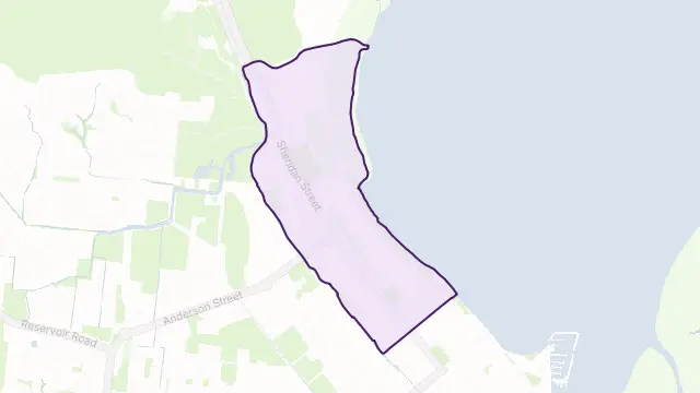 Cairns North Area Boundary Map