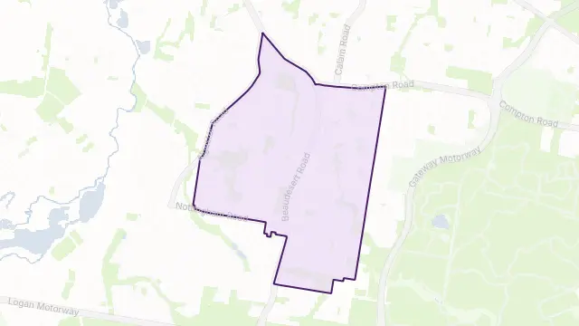 Calamvale Area Boundary Map