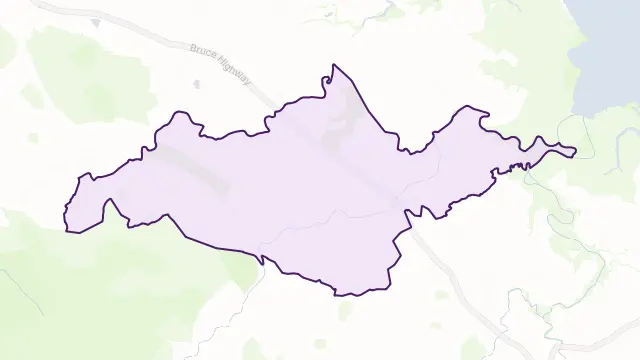 Calen Area Boundary Map