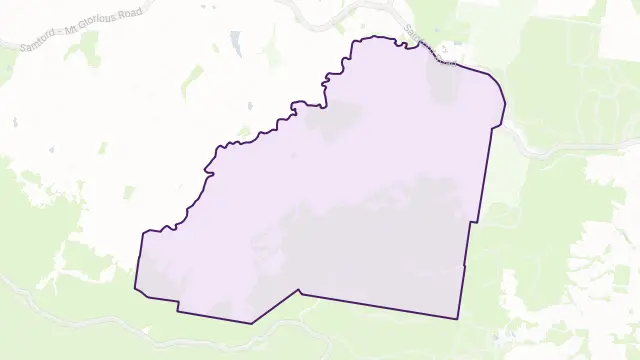 Camp Mountain Area Boundary Map