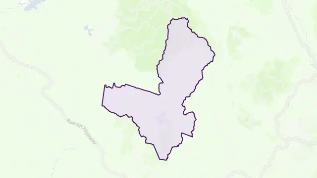 Cania Area Boundary Map