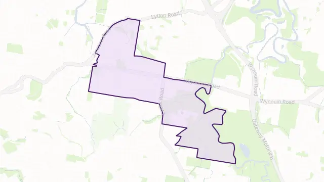Cannon Hill Area Boundary Map