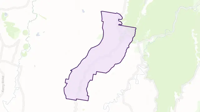 Canungra Area Boundary Map