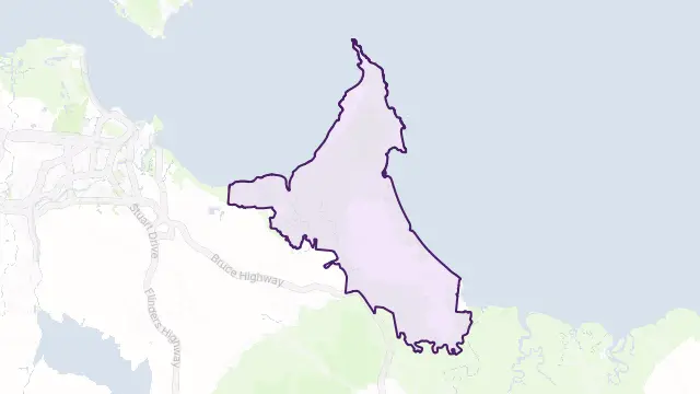 Cape Cleveland Area Boundary Map