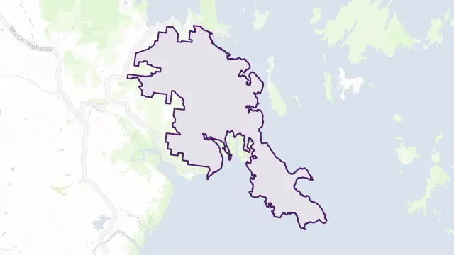 Cape Conway Area Boundary Map