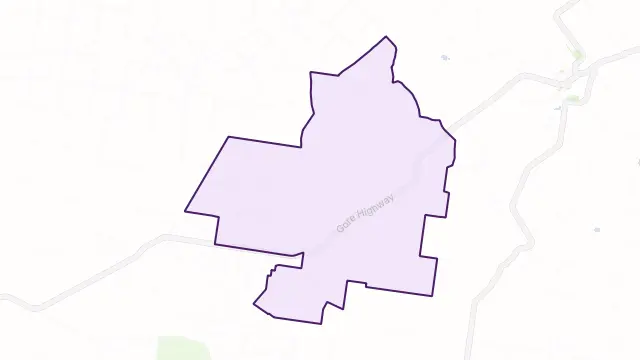 Captains Mountain Area Boundary Map