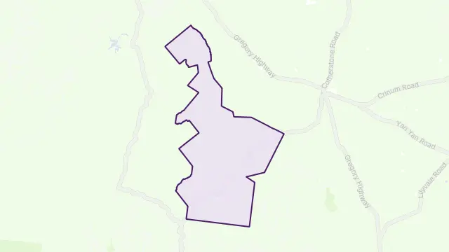 Carbine Creek Area Boundary Map
