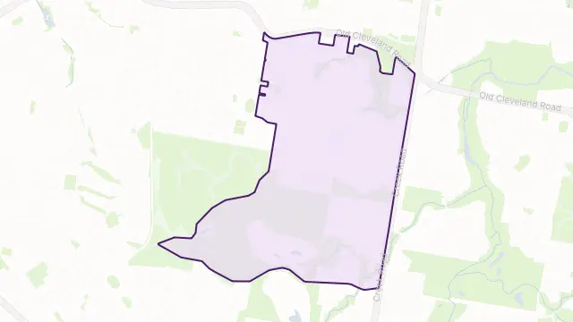 Carina Heights Area Boundary Map