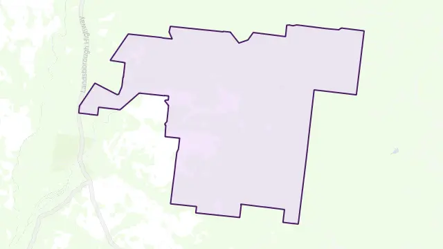Caroline Crossing Area Boundary Map