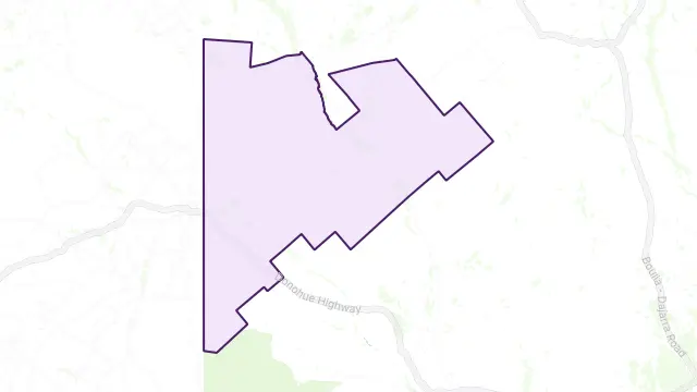 Carrandotta Area Boundary Map