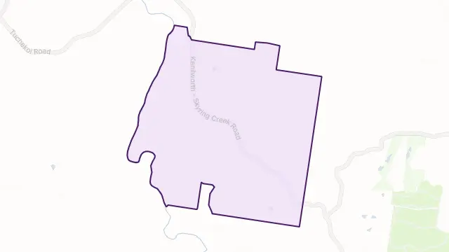 Carters Ridge Area Boundary Map