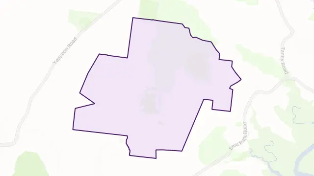 Cawarral Area Boundary Map